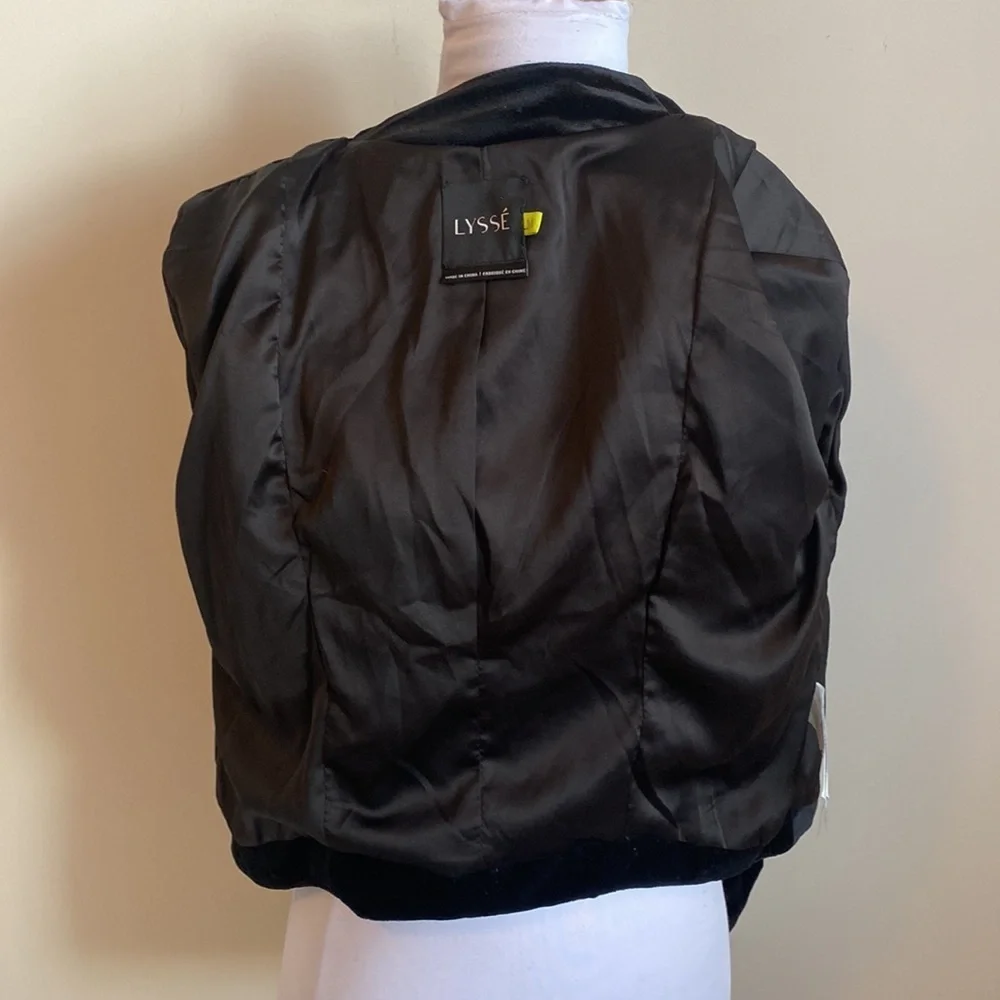 Lysse Black Velvet Leigh Jacket